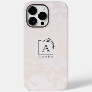 Persoonlijke iPhone 14 Pro Max Hoes, Hibiscus Roze Case-Mate iPhone 14 Pro Max Hoesje