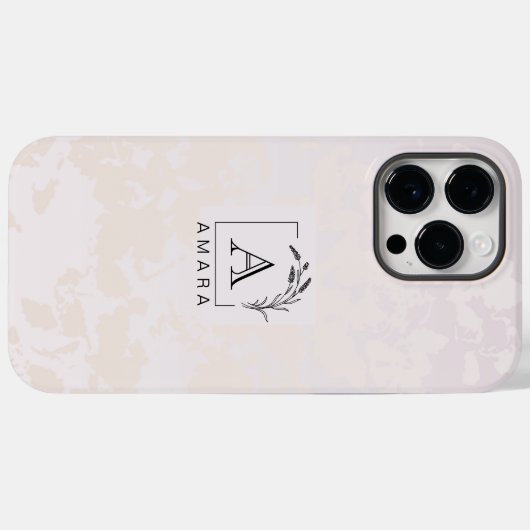 Persoonlijke iPhone 14 Pro Max Hoes, Hibiscus Roze Case-Mate iPhone Case (Achterkant (horizontaal))