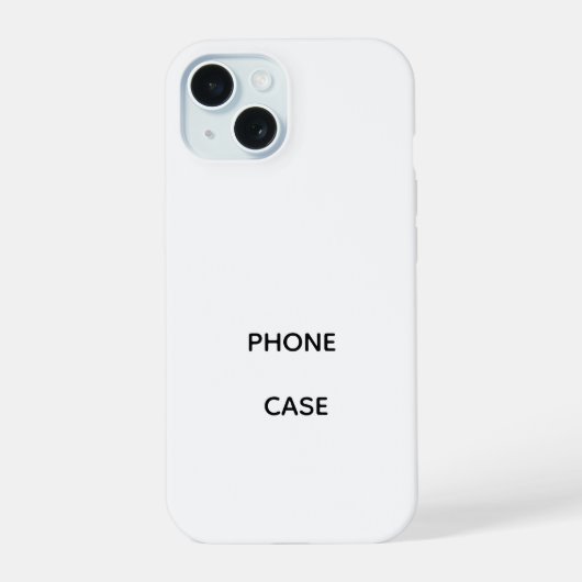 Persoonlijke iPhone 15 Slim Fit Hoes, Glanzend Case (Achterkant)
