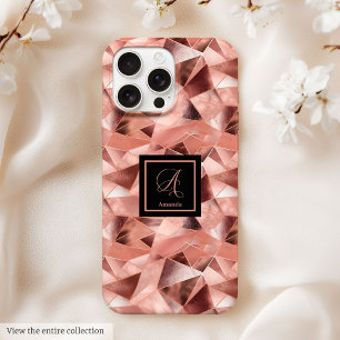 Persoonlijke iPhone 16 Hoesje Elegante Roze Gouden