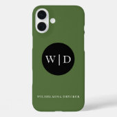Persoonlijke iPhone 16 Plus hoes met uw naam (Achterkant)
