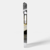 Persoonlijke iPhone Cases Trend Abstract Zwart Wit (Achterkant / Links)