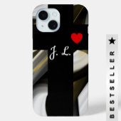 Persoonlijke iPhone Cases Trend Abstract Zwart Wit
