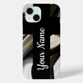 Persoonlijke iPhone Cases Trend Abstract Zwart Wit