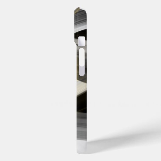 Persoonlijke iPhone Cases Trend Abstract Zwart Wit (Achterkant / Links)