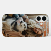 Persoonlijke iPhone-hoes met eigen foto Case-Mate iPhone Case (Achterkant (horizontaal))