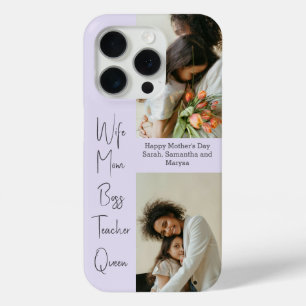 Persoonlijke iPhone-hoes met foto-collage Tekst iPhone 15 Pro Case