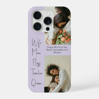 Persoonlijke iPhone-hoes met fotocollage | Tekst iPhone 15 Pro Case
