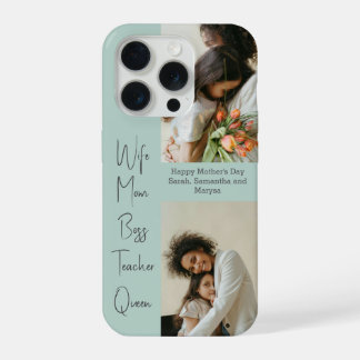 Persoonlijke iPhone-hoes met fotocollage | Tekst iPhone 15 Pro Case
