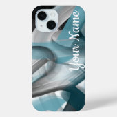 Persoonlijke iPhone-hoesjes Trend Abstract Blue Oc Case-Mate iPhone Case (Achterkant)