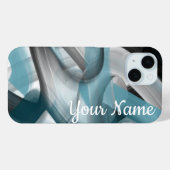 Persoonlijke iPhone-hoesjes Trend Abstract Blue Oc Case-Mate iPhone Case (Achterkant (horizontaal))