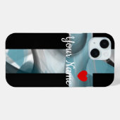 Persoonlijke iPhone-hoesjes Trend Abstract Blue Oc Case-Mate iPhone Case (Achterkant (horizontaal))