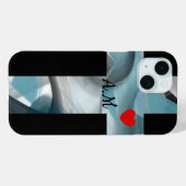 Persoonlijke iPhone-hoesjes Trend Abstract Blue Oc Case-Mate iPhone Case (Achterkant (horizontaal))