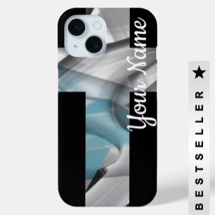 Persoonlijke iPhone-hoesjes Trend Abstract Blue Oc iPhone 15 Case
