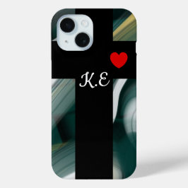Persoonlijke iPhone hoesjes Trend Abstract Zwart G