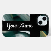 Persoonlijke iPhone hoesjes Trend Abstract Zwart G (Achterkant (horizontaal))