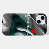 Persoonlijke iPhone hoesjes Trend Abstract Zwart G (Achterkant (horizontaal))