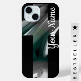 Persoonlijke iPhone hoesjes Trend Abstract Zwart G