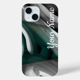 Persoonlijke iPhone hoesjes Trend Abstract Zwart G