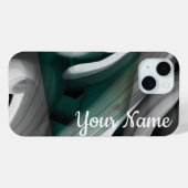 Persoonlijke iPhone hoesjes Trend Abstract Zwart G (Achterkant (horizontaal))