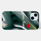 Persoonlijke iPhone hoesjes Trend Abstract Zwart G (Achterkant (horizontaal))