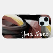 Persoonlijke iPhone Hoesjes Trend Abstract Zwart P (Achterkant (horizontaal))