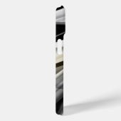 Persoonlijke iPhone Hoesjes Trend Abstract Zwart W (Achterkant / Rechts)