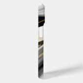 Persoonlijke iPhone Hoesjes Trend Abstract Zwart W (Achterkant / Rechts)