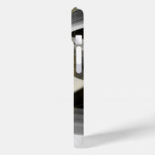 Persoonlijke iPhone Hoesjes Trend Abstract Zwart W (Achterkant / Links)