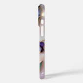 Persoonlijke Iris Bloem Hoesje Elegant (Achterkant / Links)