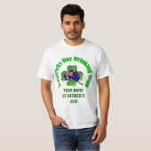 Persoonlijke Irish Australian St Patrick's day T-shirt (Voorkant volledig)