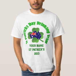 Persoonlijke Irish Australian St Patrick's day T-shirt