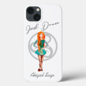 Persoonlijke Irish Dance Hard Shoe Celtic Knot Case-Mate iPhone Case (Achterkant)