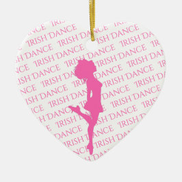 Persoonlijke Irish Dance Hard Shoe Kerstmis Keramisch Ornament