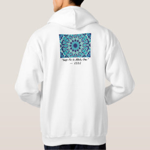 Persoonlijke Islamitische tegel Quran citaat typog Hoodie