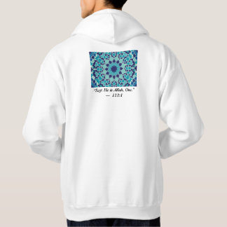 Persoonlijke Islamitische tegel Quran citaat typog Hoodie