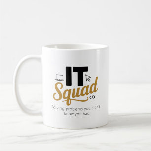 Persoonlijke IT Squad koffiemok