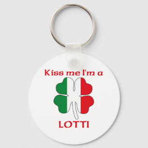 Persoonlijke Italiaan Kus Ik ben Lotti Sleutelhanger