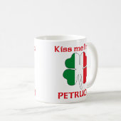 Persoonlijke Italiaan Kus Ik ben Petrucci Koffiemok (Voorkant rechts)
