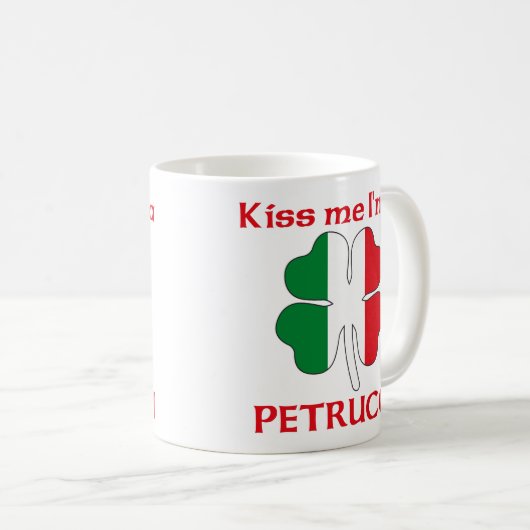 Persoonlijke Italiaan Kus Ik ben Petrucci Koffiemok (Voorkant rechts)