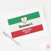 Persoonlijke Italiaanse Familiesaus Dag Label (Envelop)