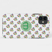 Persoonlijke Italiaanse Klavertjevier Kellygroen   Case-Mate iPhone Case (Achterkant (horizontaal))