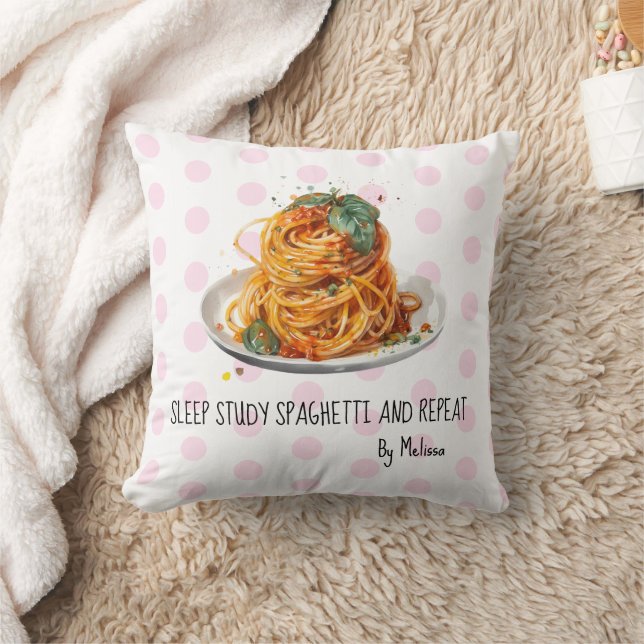 Persoonlijke Italië Decoratie Spaghetti Modern Kussen (Deken)