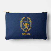 Persoonlijke Ivy League Crest Navy Blauwe Tech  Etui (Voorkant)