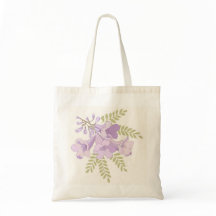 Persoonlijke Jacaranda Bloesem Bloem Tas