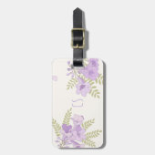 Persoonlijke Jacaranda Bloesems Australische Botan Bagagelabel (Voorkant verticaal)