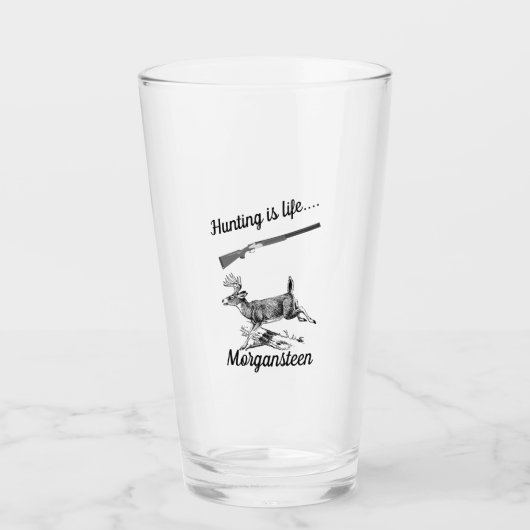 Persoonlijke jacht is een reddingsbok en een schot glas (Voorkant)