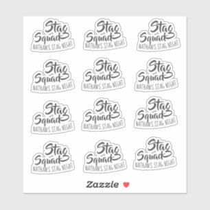 Persoonlijke Jacht Team Heren Nacht Sticker