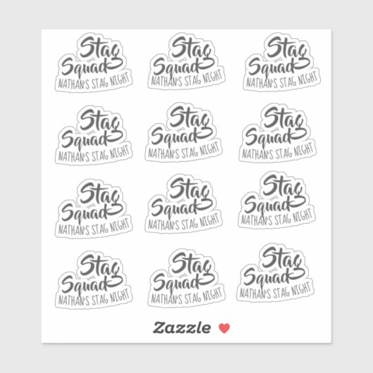 Persoonlijke Jachten Troep Jachten Avond  Sticker (Vel)