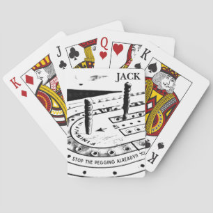 Persoonlijke Jack Naam   Cribbage Pokerkaarten
